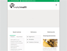 Tablet Screenshot of metalmethdobrasil.com.br
